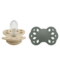 BIBS Infinity Sutter - 2-pak - Str. 1 - Symmetrisk - Vanilla/Pin
