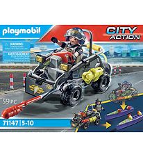 Playmobil City Action - SWAT Multi Terrain Quad - 71147 - 59 Del