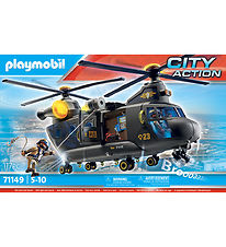 Playmobil City Action - SWAT-Redningsflyver - 71149 - 117 Dele