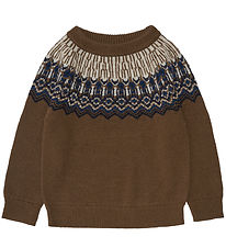 FUB Bluse - Uld - Amber m. Mnster
