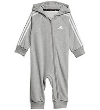 adidas Performance Heldragt - I 3S FT ONESIE - Gr/Hvid