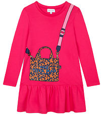 Little Marc Jacobs Kjole - Hip Hop Museum - Fuchsia m. Taske