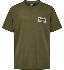 Hummel T-shirt - hmlDare - Olive Night