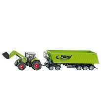 Siku Frontlsser m. Dolly/Tipptrailer - 1:50 - Claas Axion 850 -