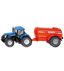 Siku Traktor m. Gylletank - New Holland T7070 - 1:50 - Bl/Orang