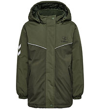 Hummel Vinterjakke - hmlJosse Tex - Olive Night