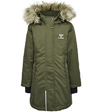 Hummel Vinterjakke - hmlAlma Tex - Olive Night