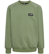 Hummel Sweatshirt - hmlGlen - Oil Green