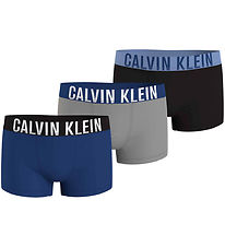 Calvin Klein Boxershorts - 3-pak - Sort/Grå/Blå