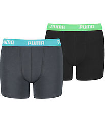 Puma Boxershorts - 2-pak - Blå/Grøn