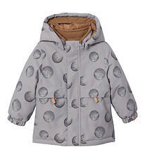 Lil' Atelier Vinterjakke - NmmLasnow10 - Wet Weather m. Print