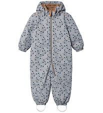 Lil' Atelier Flyverdragt - NmfLasnow10 - Wet Weather m. Blomster Lil' Atelier Flyverdragt - NmfLasnow10 - Wet Weather m. Blomster