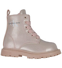 Calvin Klein Stvler - Lace-Up - Metallisk Rosa