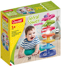 Quercetti Kuglebane - Spiral Tower - Brightball - 10 Dele - 6499