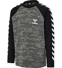 Hummel Bluse - hmlMountain - Dark Grey Melange