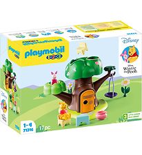 Playmobil 1.2.3 - Peter Plys & Grisling's Træ - 17 Dele - 71316