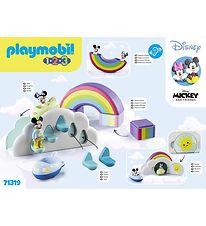 Playmobil 1.2.3 - Mickey & Minnie's Skyhus - 16 Dele - 71319