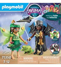Playmobil Ayuma - Forest Fairy & Bat Fairy m. Totemdyr - 26 Dele