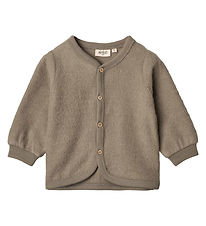 Wheat Cardigan - Uld - Grey Stone