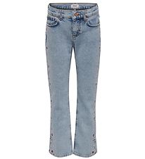 Kids Only Jeans - KogBillie - Light Blue Denim/Embroidery