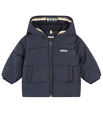 BOSS Dynejakke - Navy