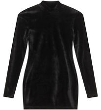 Designers Remix Kjole - Velour - Francine Neck - Black