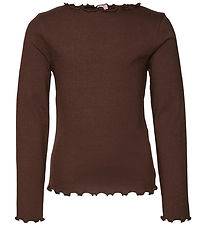 Vero Moda Girl Bluse - Rib - VmLavender - Coffee Bean