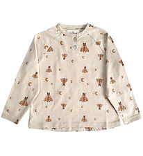 Monsieur Mini Bluse - Croissant Blanlie Aop