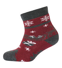 Melton Strømper - Reindeer - Sundried Tomato