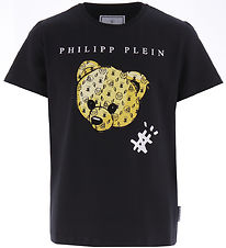 Philipp Plein T-shirt - Sort/Gul m. Bamse