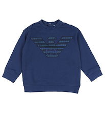 Emporio Armani Sweatshirt - Insegna Blue m. Logo