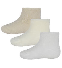 Condor Strømper - 3-pak - Frotté - Beige/Hvid