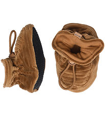 Melton Fløjlssko - Bone Brown