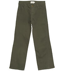 Creamie Jeans - Wide - Olive Night