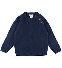 Copenhagen Colors Bluse - Strik - Navy