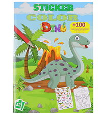 Megastar Malebog m. Klistermrker - 32 Sider - Dinosaurer