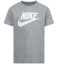 Nike T-shirt - Gråmeleret m. Hvid