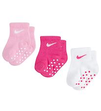 Nike Strømper - 3-pak - Dark Hyper Pink/White