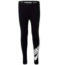 Nike Leggings - Just do It - Sort m. Hvid