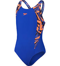 Speedo Badedragt - Hyperboom Splice Muscleback - Bl/Orange