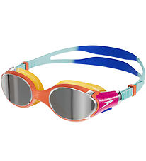 Speedo Svømmebriller - BioFuse 2.0 Mirror Junoir - Orange/Blue