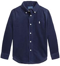 Polo Ralph Lauren Skjorte - Fløjl - Holiday - Navy