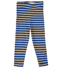 The New Siblings Leggings - Rib - TnsFinn - Monaco Blue/Beigestr