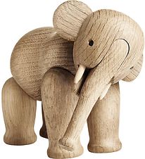 Kay Bojesen Træfigur - Elefant - 16 cm - Lille - Eg