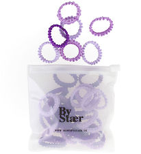 Bows By Str Mini Hrelastikker - 50 Stk. - Mix 13 - Lilla