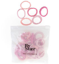 Bows By Str Mini Hrelastikker - 50 Stk. - Mix 10 - Lyserd