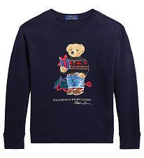 Polo Ralph Lauren Sweatshirt - Holiday - Navy m. Bamse