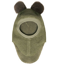 Huttelihut Elefanthue - Uld - 2-lags - Big Bear - Green Olive