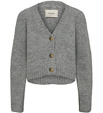 Sofie Schnoor Girls Cardigan - Strik - Grey Melange