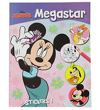 Megastar Malebog m. Klistermærker - 128 Sider - Minnie